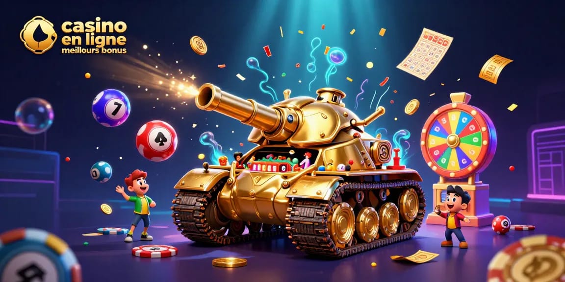 Jeux de casino en ligne avec les meilleurs bonus, scène animée de machines à sous et loto