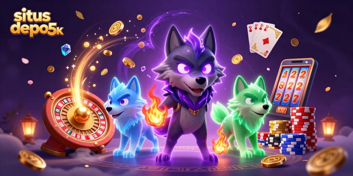 Permainan slot di situs depo 5k membawa kemenangan besar dengan deposito minimal Rp 5000.