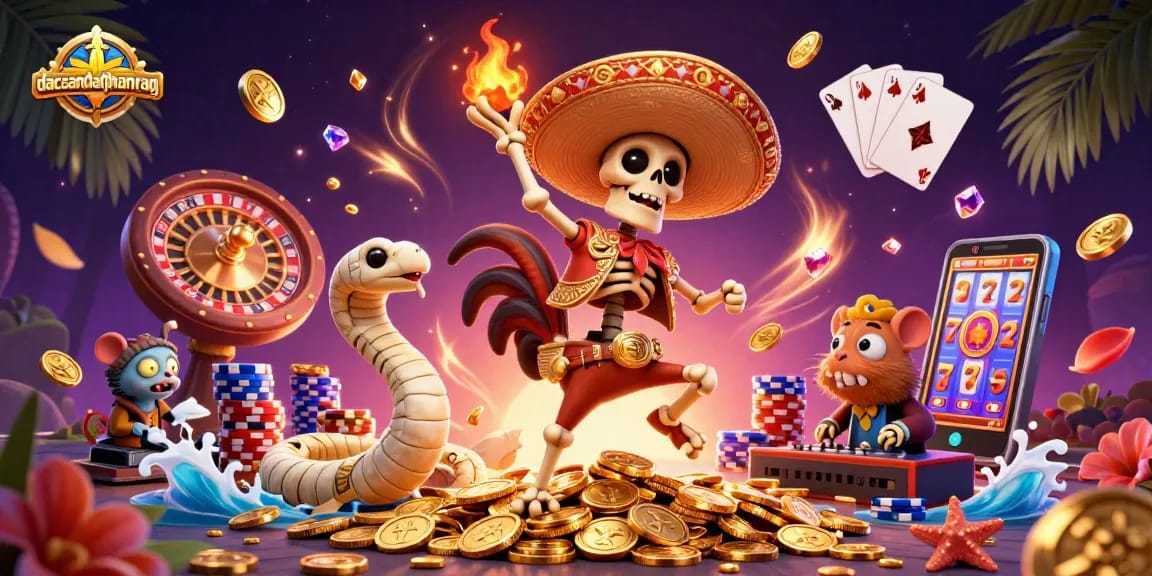 Win big at dacsandatphanrang with an exciting casino scene featuring vibrant characters and action.