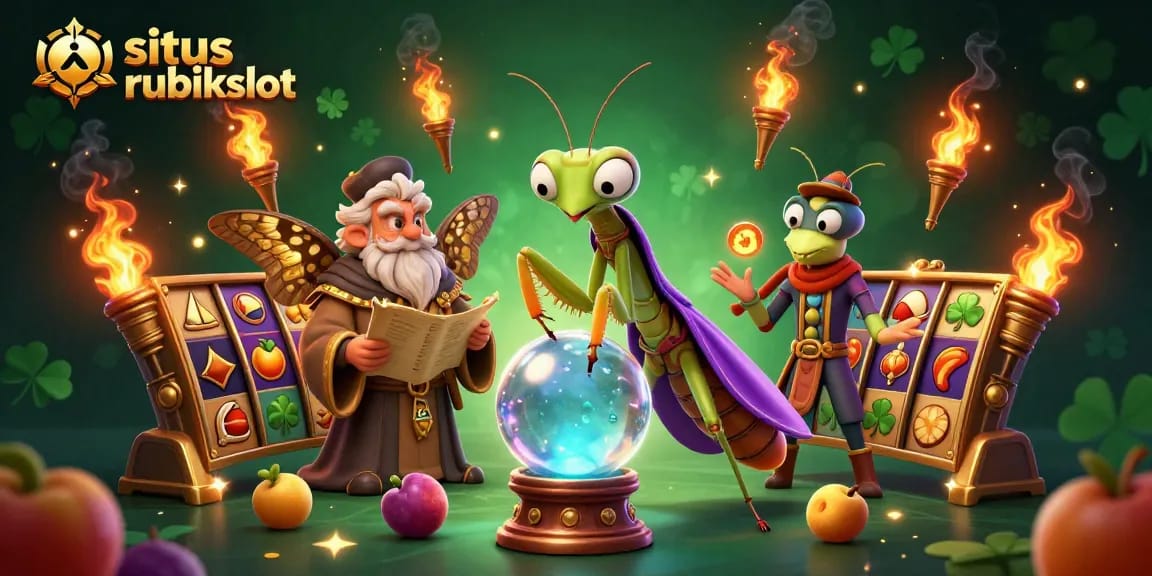 Engage with situs rubikslot through vibrant slot game action in a mystical cartoon universe.