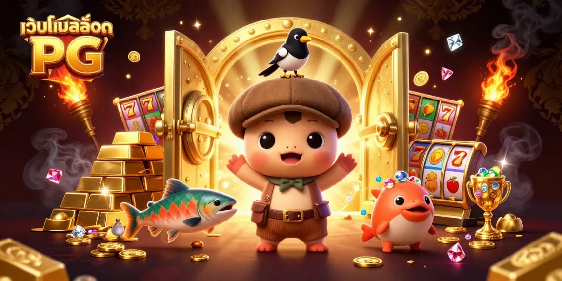 เล่นเกมสล็อต PG ที่ท้าทายด้วยภาพ 3D น่ารักและโชคลาภ!