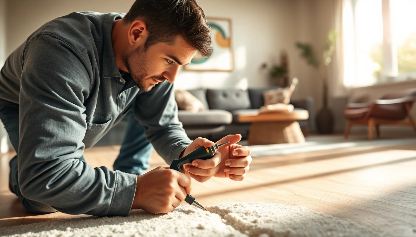 Experience a thorough spray foam removal consultation in a well-lit living room.