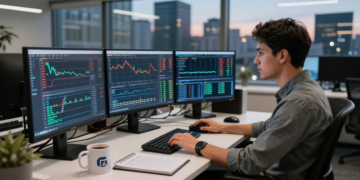 Engaging workspace showcasing offshore CNY forex API insights with live trading data and analysis tools.