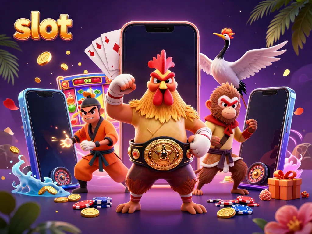 Engage with thrilling slot action featuring iconic characters in a vibrant casino setting.