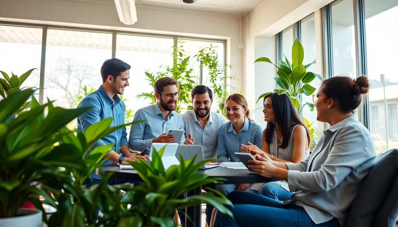 Boost your workflow to optimise energy and performance with a vibrant team collaboration scene.