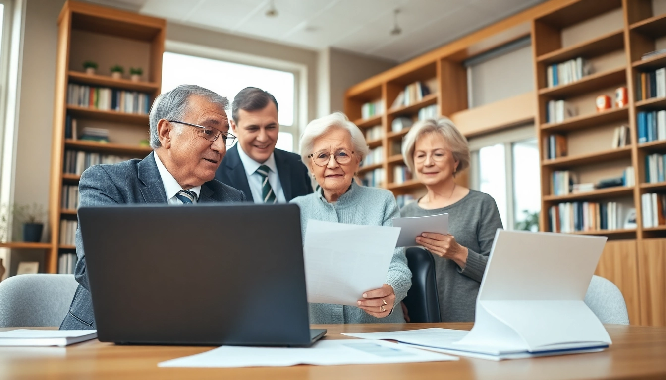 Enduring Guardian consultation in a professional setting with a caring lawyer.