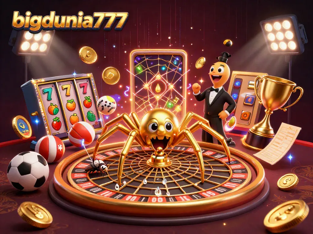 Place bets with bigdunia777's vibrant roulette scene, featuring colorful game elements and dynamic action.