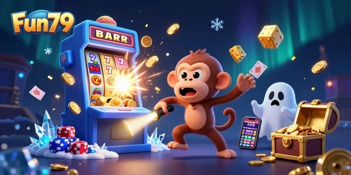 Uncover winning strategies like Fun79's betting secrets in a vibrant, action-filled casino scene.