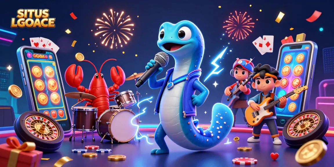 SITUS LGOACE engages players with vibrant underwater casino action featuring an electric eel DJ and band