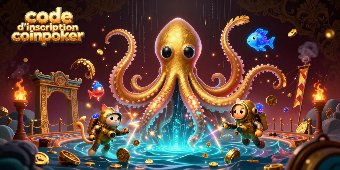 Profitez de l'expérience de jeu avec le code d'inscription coinpoker dans un univers animé vibrant de jeux de casino.