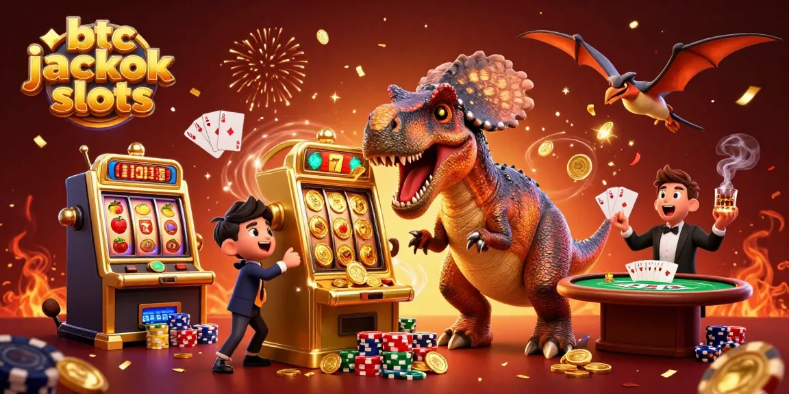 Celebrate wins with btc jackpot slots in a vibrant casino scene filled with excitement.