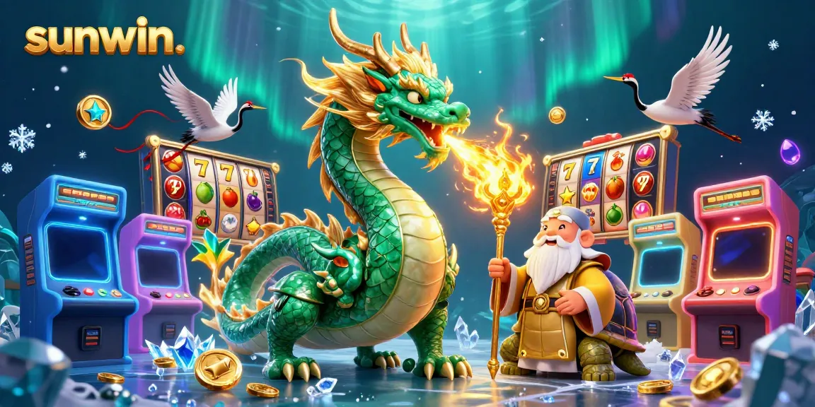 Experience thrilling slots at sunwin. with vibrant graphics and energetic gaming action in a captivating digital scene.