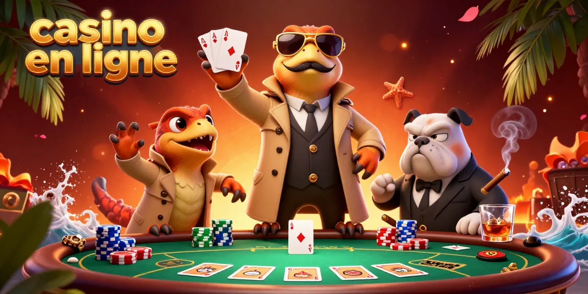 Casino en ligne : raptors déguisés tentent d'accéder à une salle VIP avec des éléments de poker